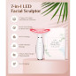 Dopsikn Appareil Galvanique 7 Couleurs - Thérapie Rouge, Massage Visage Chauffant Anti-Rides, Menton Double Dopsikn Appareil Galvanique 7 Couleurs - Thérapie Rouge, Massage Visage Chauffant Anti-Rides, Menton Double