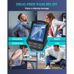 Comfytemp 3-in-1 TENS Unit Muscle Stimulator – Rechargeable Pain Relief