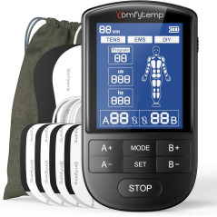Comfytemp 3-en-1 TENS Rechargeable pour Soulagement Douleur