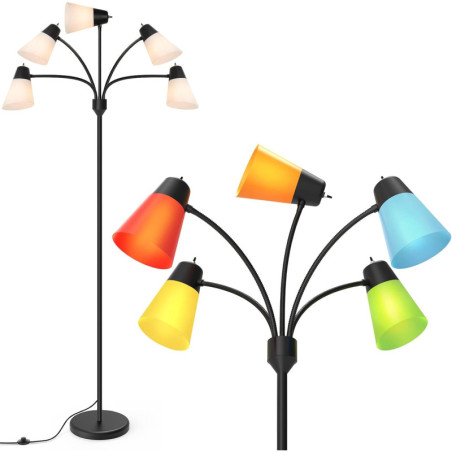 Medusa LED Floor Lamp – Adjustable Multi-Head Modern Tall Light
