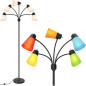 Lampe sur pied LED Medusa moderne à têtes multiples réglables, lumière haute et élégante Lampe sur pied LED Medusa moderne à têtes multiples réglables, lumière haute et élégante