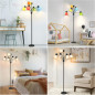 Medusa LED Floor Lamp, Adjustable Multi-Head Modern Tall Standing Light Medusa LED Floor Lamp, Adjustable Multi-Head Modern Tall Standing Light