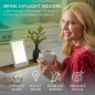 Verilux HappyLight Lumi Plus - Lampe de luminothérapie 10 000 Lux, LED sans UV, luminosité réglable, minuterie Verilux HappyLight Lumi Plus - Lampe de luminothérapie 10 000 Lux, LED sans UV, luminosité réglable, minuterie