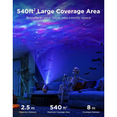Govee Star Projector Lights with 7-Zone Nebula Effect, Matter Compatible