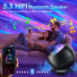 Projecteur LED Décoratif Maison avec 375 Effets et Bluetooth - Cadeau Lumineux Moderne Projecteur LED Décoratif Maison avec 375 Effets et Bluetooth - Cadeau Lumineux Moderne