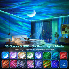 LED Light Projector with 375 Effects & Bluetooth – Perfect Home Decor Gift