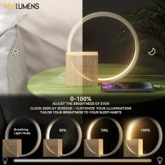 Réveil Vivilumens Sunrise et Machine à Sons pour Adultes