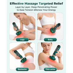 Electric Cupping Massager - 12-Level Suction for Neck & Cellulite Relief