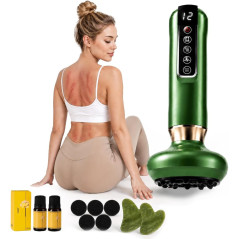 Electric Cupping Massager - 12-Level Suction for Neck & Cellulite Relief