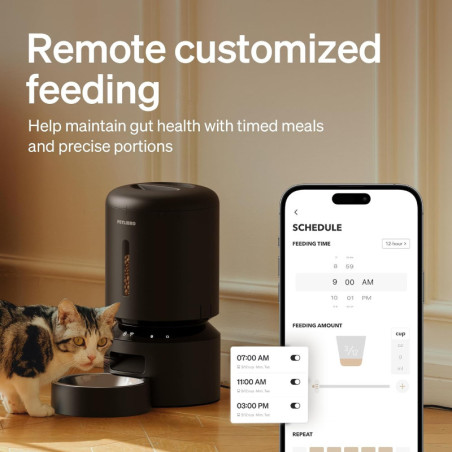 PETLIBRO 5L Automatic Cat & Dog Feeder with 5G WiFi, Freshness Preservation, Low Food Sensor, 10 Meals