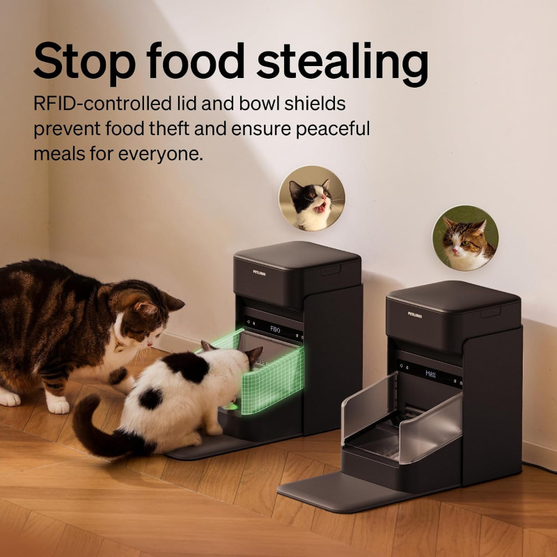 Distributeur Automatique PETLIBRO RFID pour Chats Multi-Repas