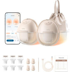 Eufy Heated Wearable Breast Pump S1 – Hands-Free HeatFlow Technology