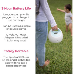 Tire-lait électrique Spectra Baby S1 Plus pour nourrisson