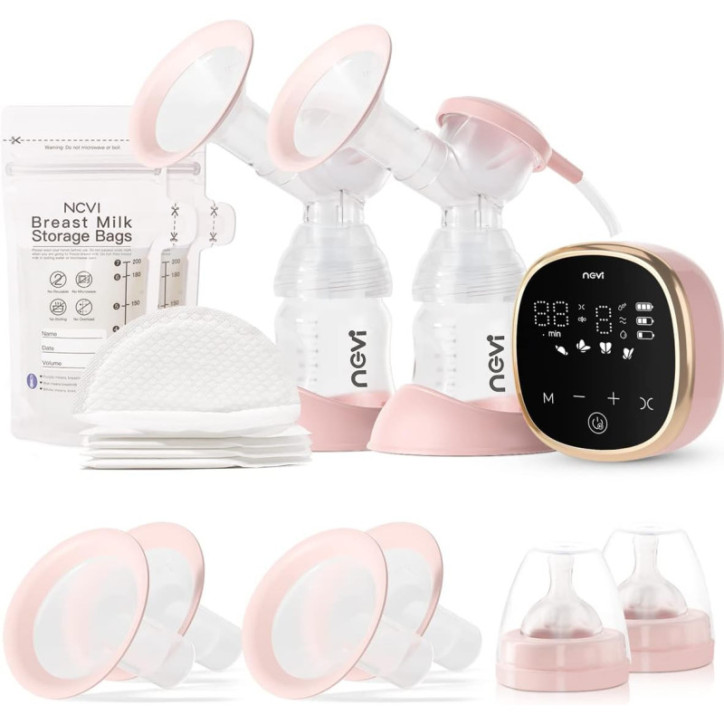 NCVI 8782 Portable Hospital-Grade Electric Double Breast Pump