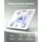 Pèse-personne intelligent FITINDEX Bluetooth - Poids, IMC, Masse Grasse, 13 mesures précises Pèse-personne intelligent FITINDEX Bluetooth - Poids, IMC, Masse Grasse, 13 mesures précises