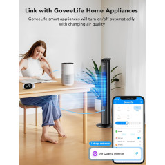 GoveeLife Smart Air Quality Monitor H5106 with PM2.5 & LED Display
