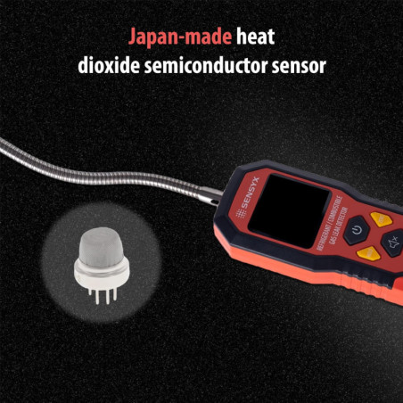 Rechargeable HVAC Refrigerant & Combustible Gas Leak Detector