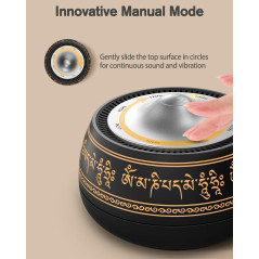NDLT Portable Tibetan Singing Bowl | 8 Healing Frequencies & USB-C Rechargeable