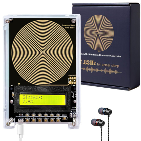 Adjustable 0.01Hz-299999Hz Sine Wave & 7.83Hz Schumann Resonance Generator