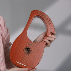 LIEKE 7-String Lyre Harp – Perfect Beginner Instrument for Adults