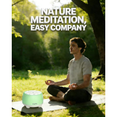 eSynic Portable Tibetan Singing Bowl: 38 Sounds, 30h Playback & Timer