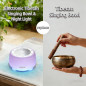 eSynic Bol Tibétain Portable Électronique 38 Sons avec Lumières, Minuteur & Audio 3D pour Méditation eSynic Bol Tibétain Portable Électronique 38 Sons avec Lumières, Minuteur & Audio 3D pour Méditation