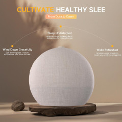 Geuuap Sunrise Alarm Clock with Bluetooth Speaker & White Noise Machine