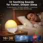 Réveil lumineux Geuuap Sunrise avec bruit blanc, couleur kaki - Réveil naturel et apaisant Réveil lumineux Geuuap Sunrise avec bruit blanc, couleur kaki - Réveil naturel et apaisant