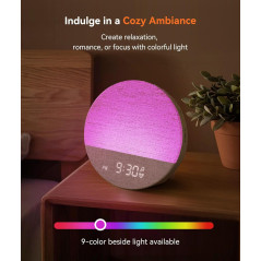 Dreamegg Sunrise Alarm Clock with Natural Light & White Noise Machine