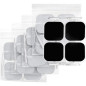 AUVON TENS Unit Electrode Pads, 20 Self-Stick 2x2 Patches – Upgraded Pain Relief Pads