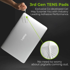 AUVON TENS Unit Electrode Pads 20 Pcs, Upgraded 2x2 Self-Stick Patches