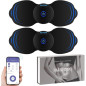 MASTOGO Appareil TENS Sans Fil 12 Modes Stimulateur Musculaire Soulagement Douleur MASTOGO Appareil TENS Sans Fil 12 Modes Stimulateur Musculaire Soulagement Douleur