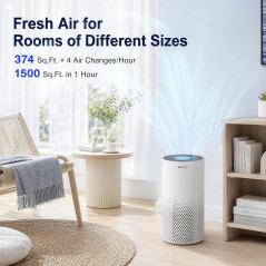 Afloia Air Purifier for Large Rooms Up to 1500 Sq Ft - Bedroom & Home
