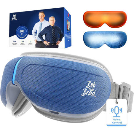 BOB AND BRAD Eye Massager with Heat & Cooling – Voice Control, FSA Eligible