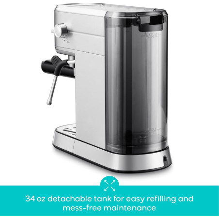 Machine Espresso Compacte CASABREWS CM5418 avec Mousseur à Lait