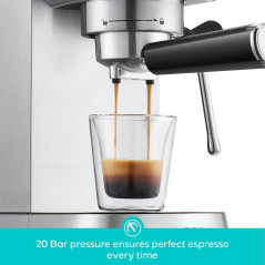 CASABREWS CM5418 Compact Espresso Machine with Built-in Milk Frothing Steam Wand