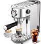 atatix Machine à Espresso avec Mousseur à Lait, 20 Bars de Pression, Cafetière Expresso Compacte atatix Machine à Espresso avec Mousseur à Lait, 20 Bars de Pression, Cafetière Expresso Compacte