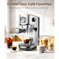 atatix Espresso Machine with 20 Bar Pressure & Milk Frother – High-Performance Espresso Maker atatix Espresso Machine with 20 Bar Pressure & Milk Frother – High-Performance Espresso Maker