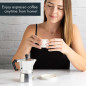 Primula Classic Cafetière Moka Italienne et Cubaine 3 Tasses Espresso Argentée Primula Classic Cafetière Moka Italienne et Cubaine 3 Tasses Espresso Argentée