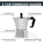 Primula Classic Stovetop Espresso & Coffee Maker Moka Pot for Italian & Cuban Coffee, 3 Cup Silver Primula Classic Stovetop Espresso & Coffee Maker Moka Pot for Italian & Cuban Coffee, 3 Cup Silver