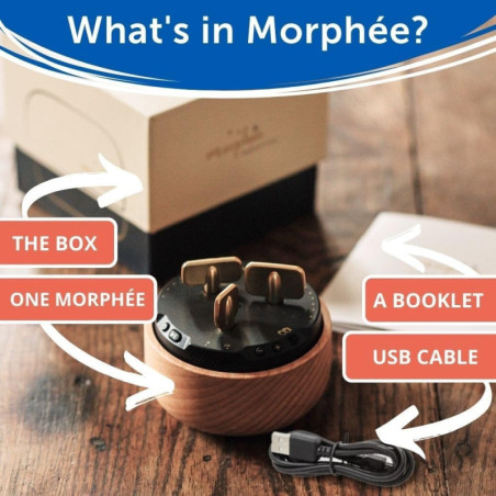Morphée Sleep Sound Machine & Meditation Device | 210 Sessions, 4 Languages, White Noise & Therapy