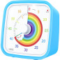 Minuteur Visuel Arc-en-Ciel Yunbaoit pour Enfants, Compte à Rebours 60 min, Bleu Minuteur Visuel Arc-en-Ciel Yunbaoit pour Enfants, Compte à Rebours 60 min, Bleu