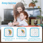 Minuteur Visuel Arc-en-Ciel Yunbaoit pour Enfants, Compte à Rebours 60 min, Bleu Minuteur Visuel Arc-en-Ciel Yunbaoit pour Enfants, Compte à Rebours 60 min, Bleu