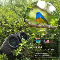 Hontry 10x25 Compact Binoculars for Adults & Kids – Portable Optics