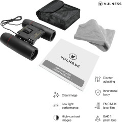 VULNESS Jumelles 8X21 Compactes pour Adultes - Mini Voyage