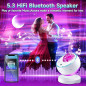 LED Aurora Galaxy Projector Night Light with Bluetooth Speaker and Sound Machine LED Aurora Galaxy Projector Night Light with Bluetooth Speaker and Sound Machine