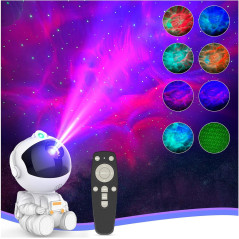 Astronaut Galaxy Projector Lamp for Bedroom Decor & Unique Birthday Gifts