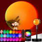 Multicolor LED Sunset Lamp Projector with USB, 180° Rotation for Room Decor, Photography, Parties & Gifts