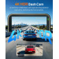70mai A810 Lite 4K Dash Cam Front & Rear, 5GHz Wi-Fi 6, 4G LTE Remote, GPS, HDR, Night Vision, Parking Mode