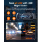 70mai A810 Lite 4K Dash Cam Front & Rear, 5GHz Wi-Fi 6, 4G LTE Remote, GPS, HDR, Night Vision, Parking Mode